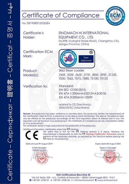Сертификат CE (Европа)